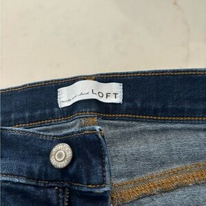 Loft dark skinny jeans